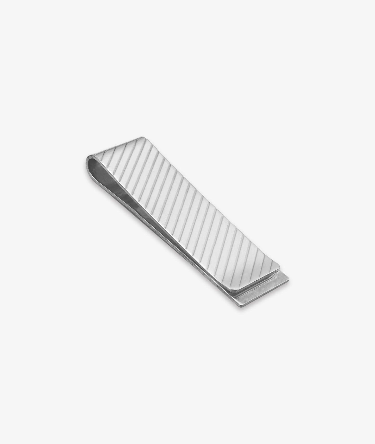Money Clip Line Silver Wallets And Holder