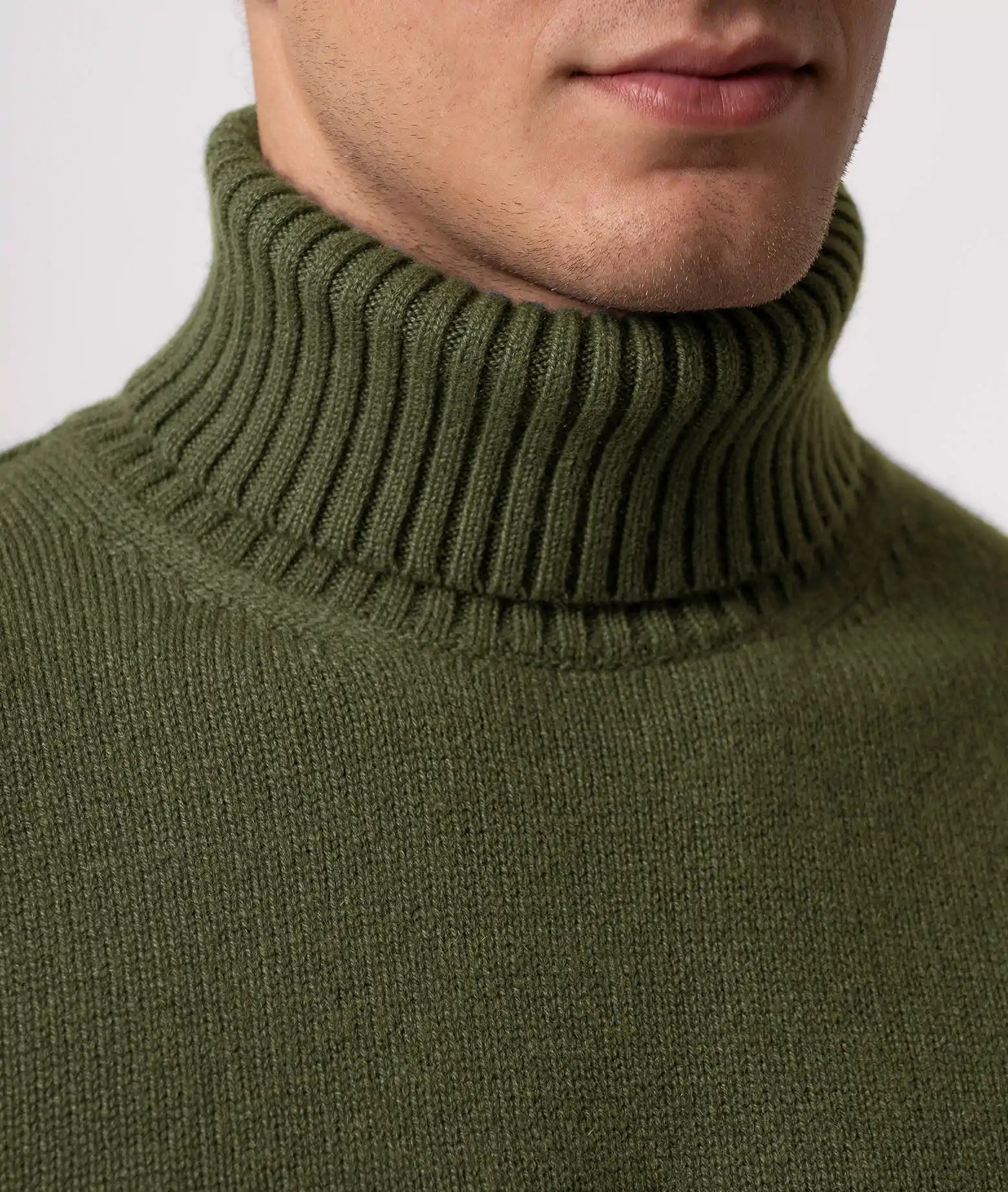 Turtleneck Cashmere Sweater Winnipeg Midnightblue Knitwear