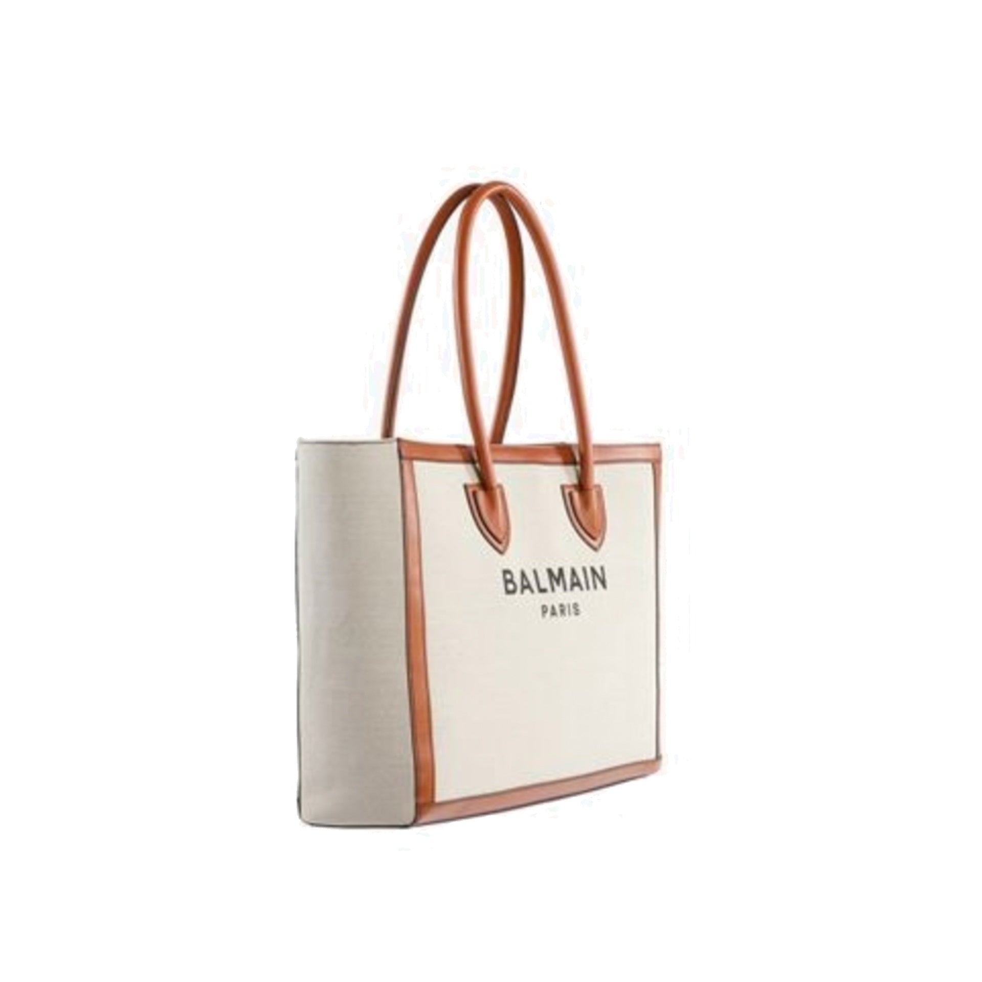Balmain Army 42 Shopper Bag Beige Cotton