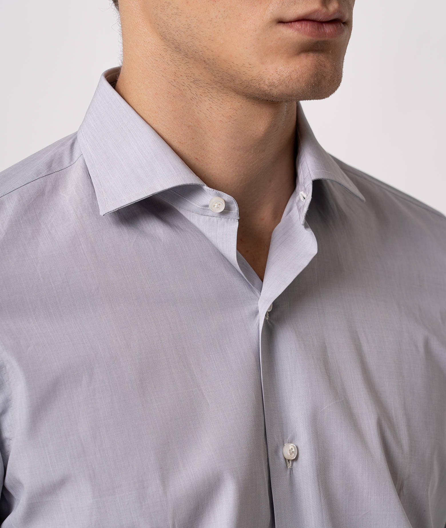Tailored Cotton Shirt Mayfair Pink Hand Made