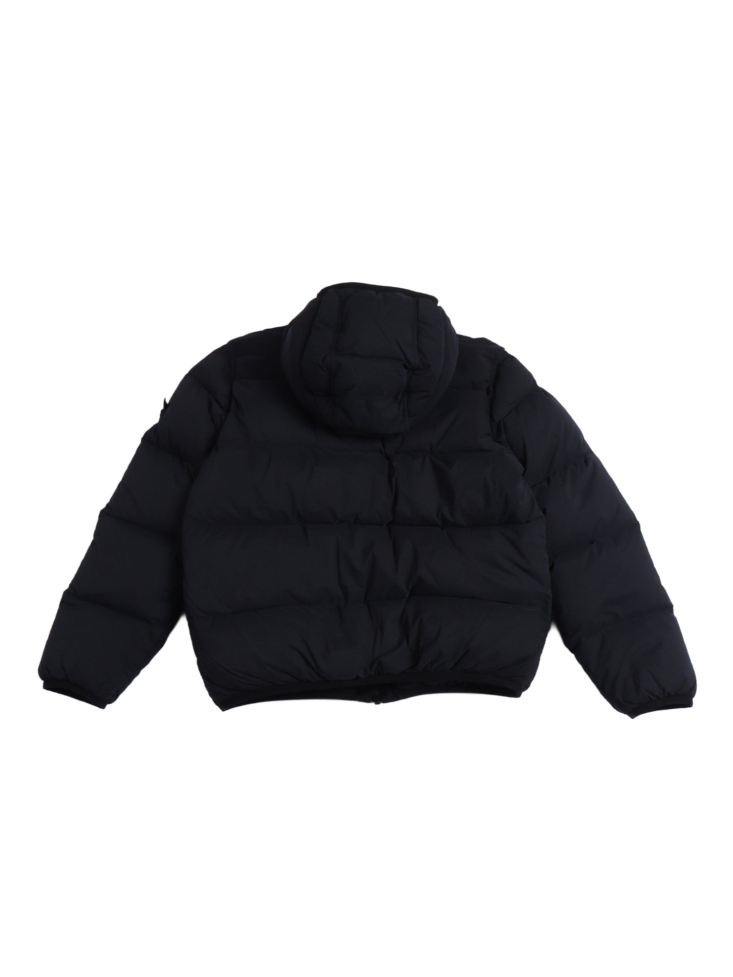 Down Jacket Blue Short Puffer
