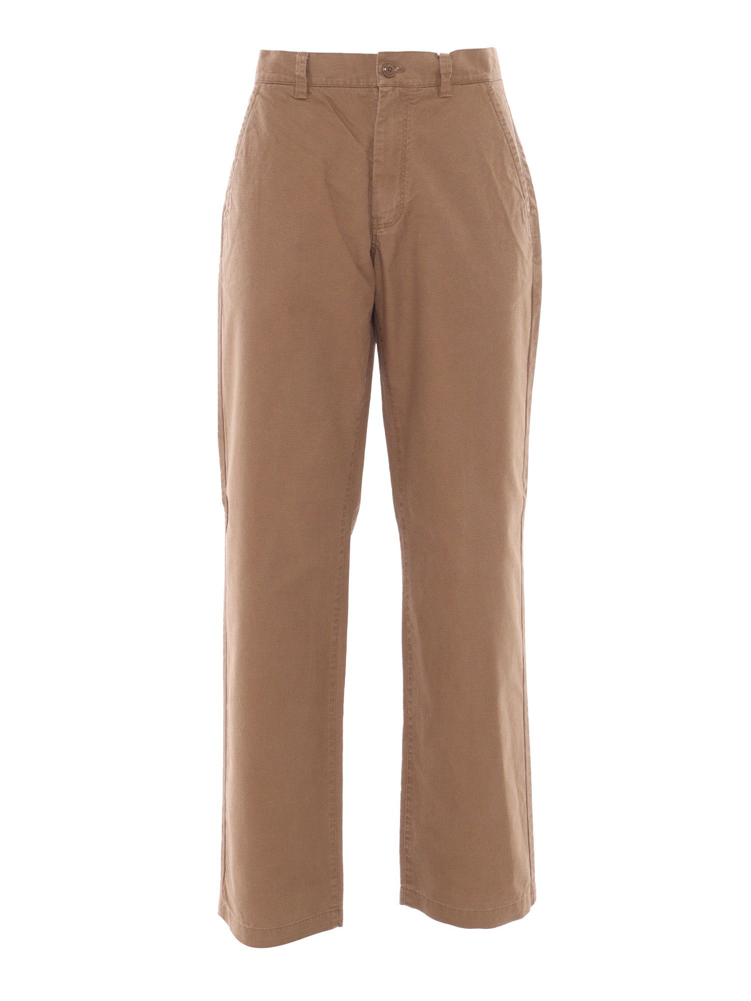 LAB PANTS Brown Cotton Polyester