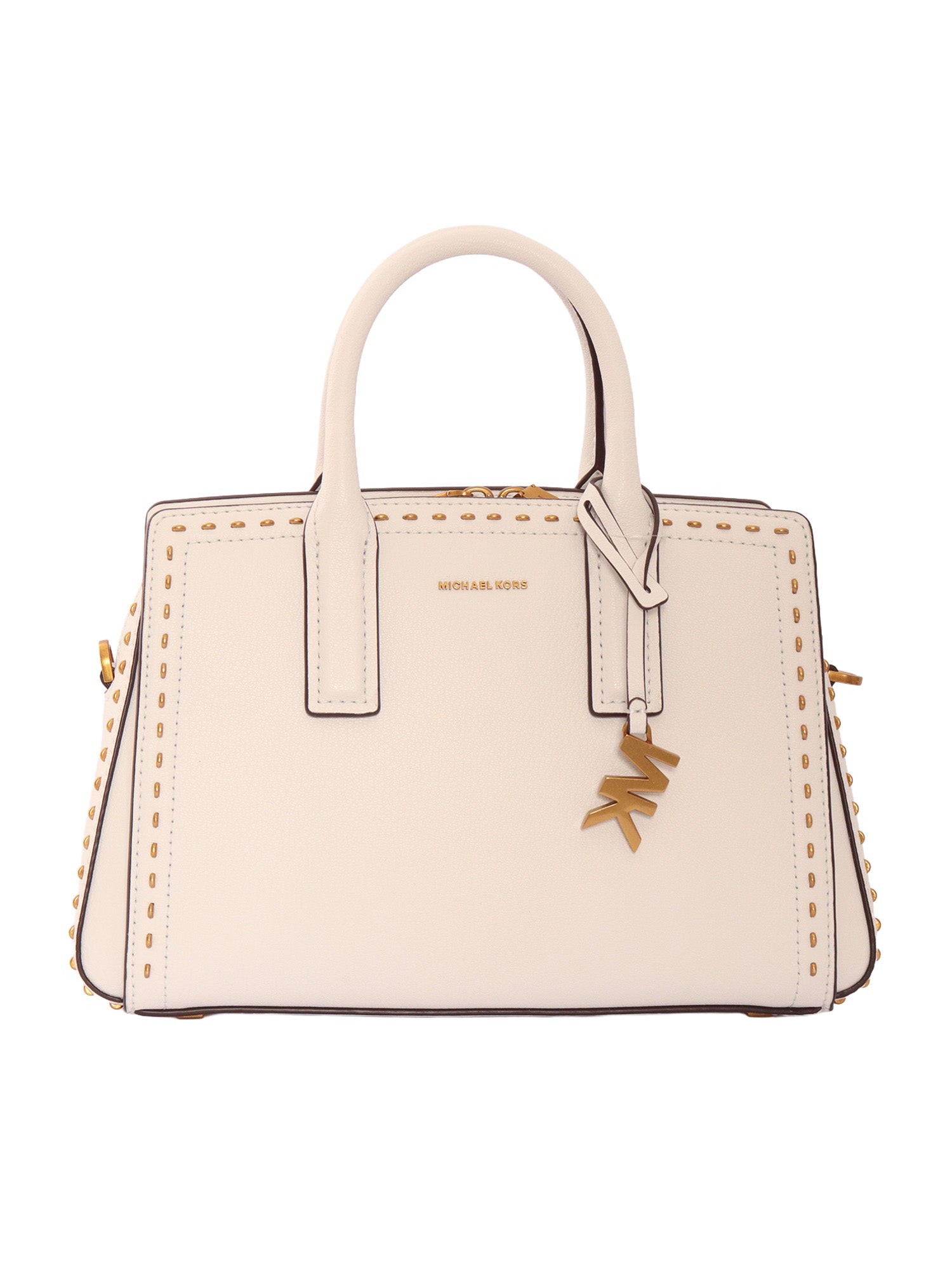 SM SATCHEL White Cow Leather Handbag