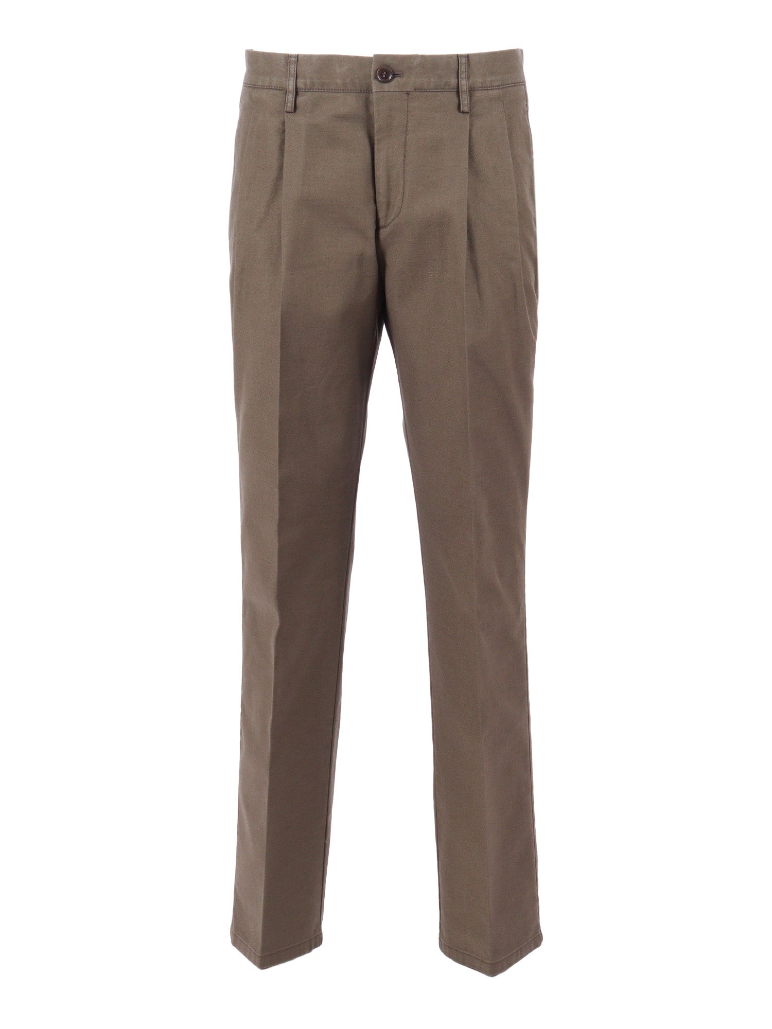 Woman Pants Green Cotton