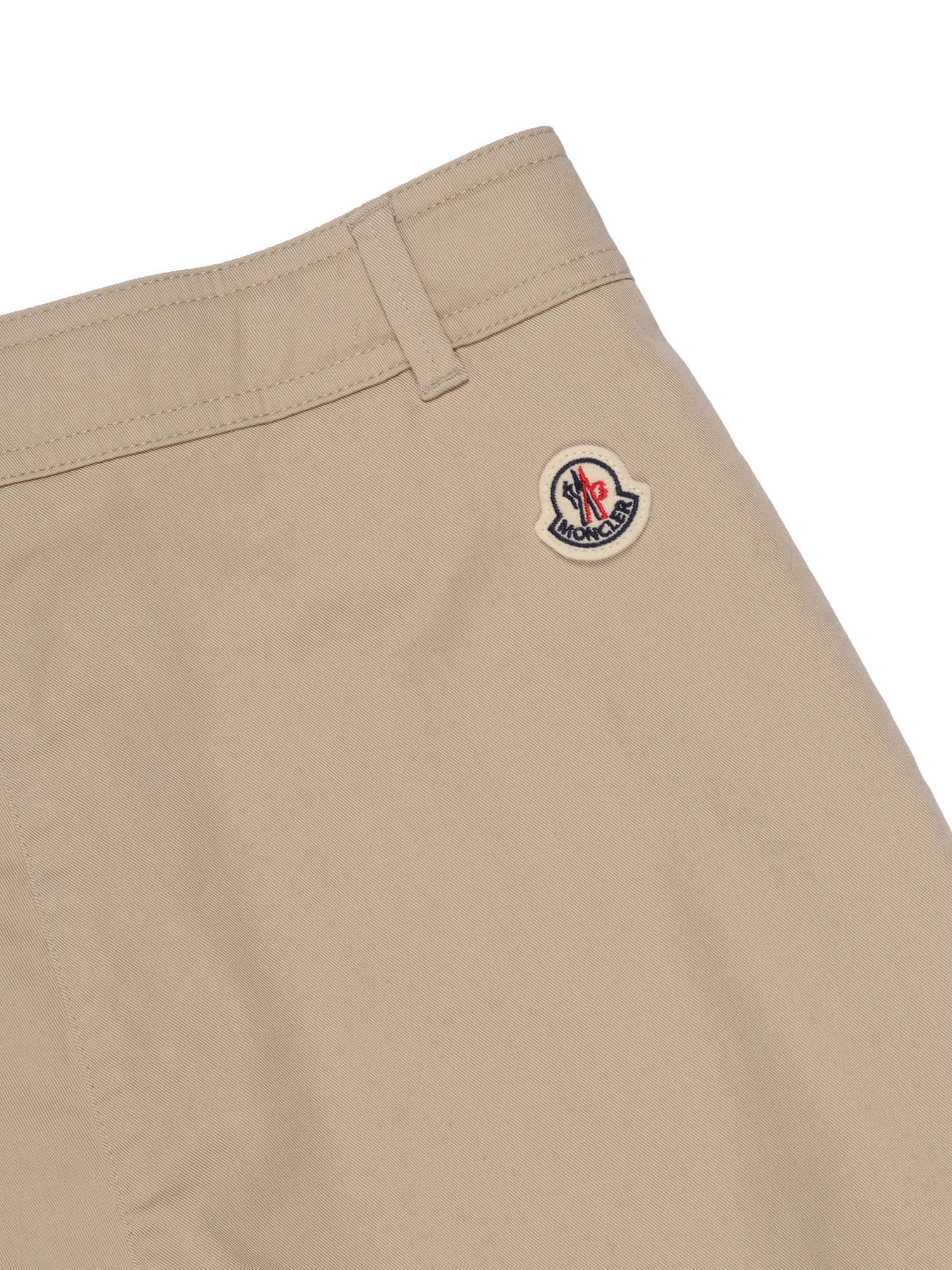 TROUSERS Beige Elastane Cotton Pant