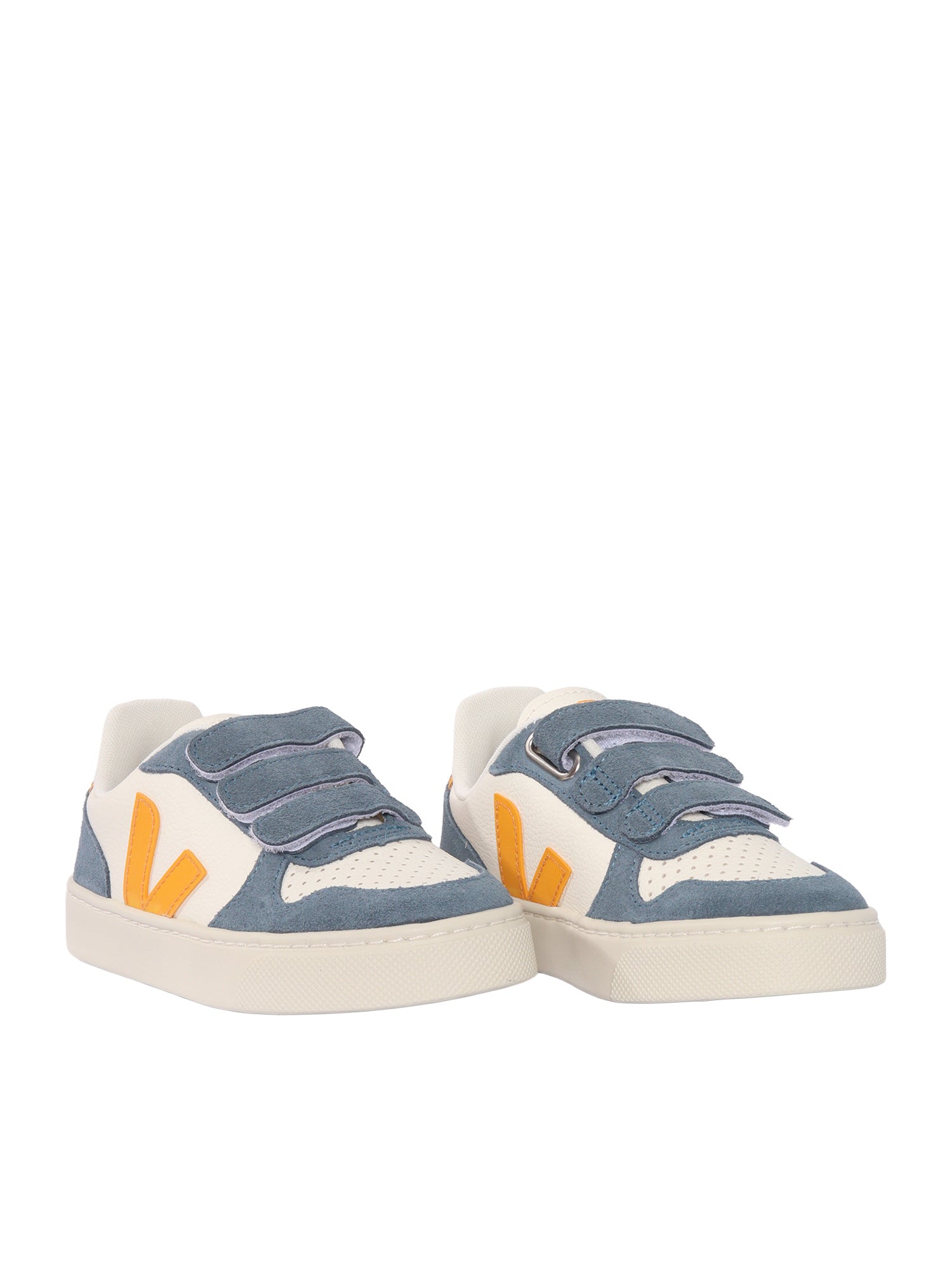 SMALL V-10 LEAT PURE_OURO_CALIFORNIA SNEAKERS Light Blue Kid