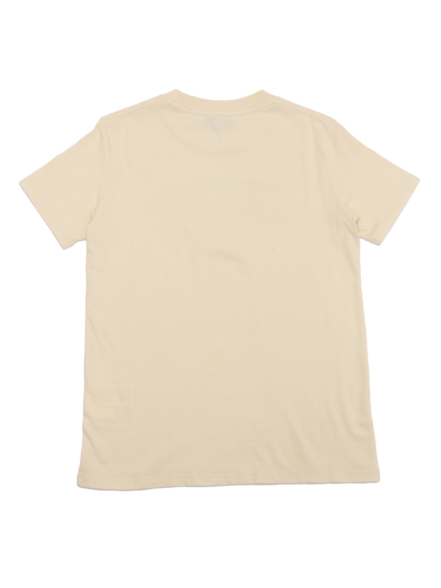 MAIN KIDS COTTON CREAM T-SHIRT Beige Short Sleeves