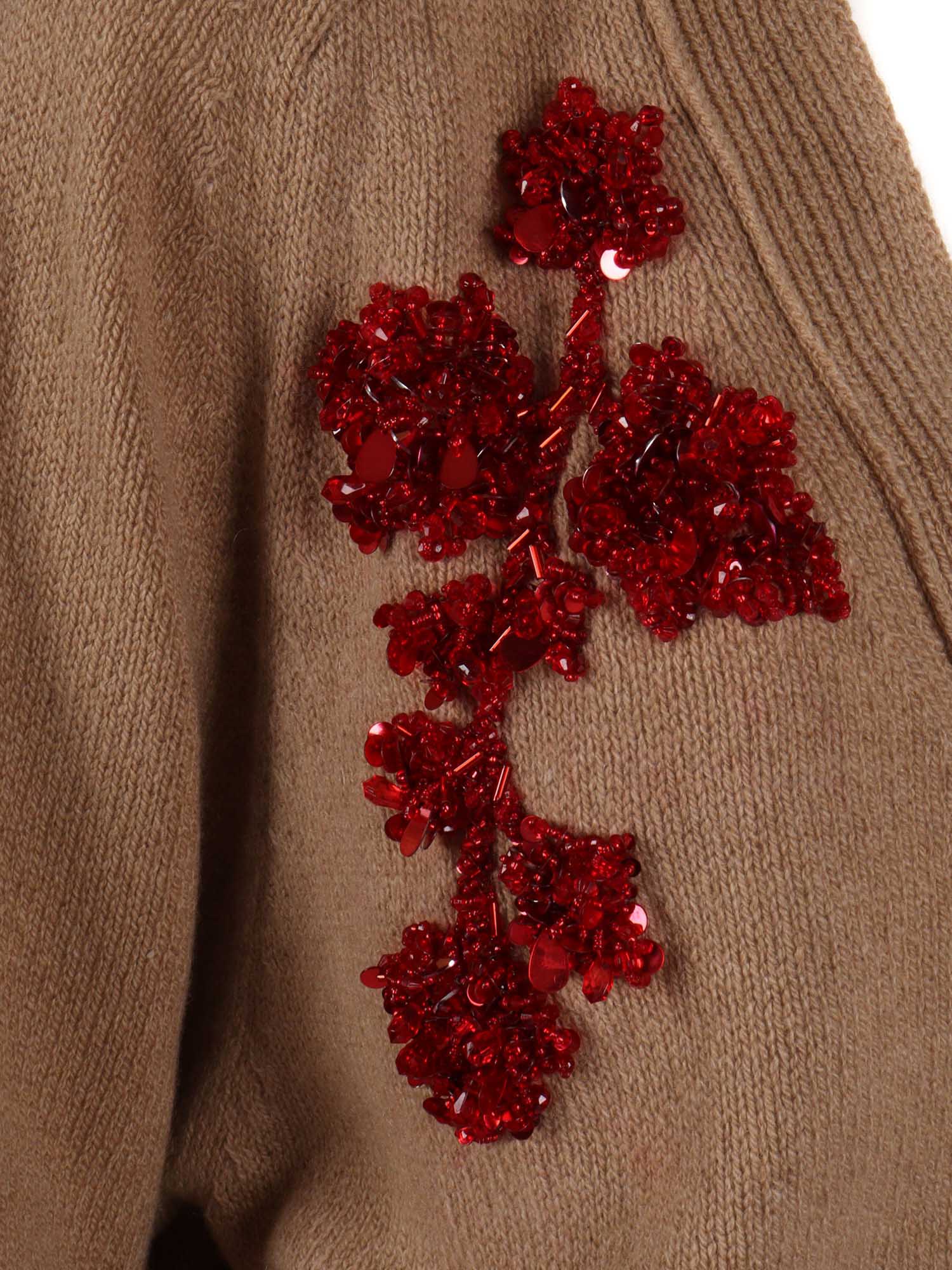 Sweater Brown Cashmere Wool Crewneck