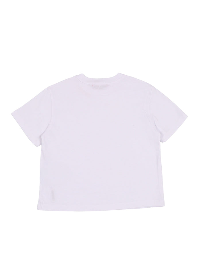 T-shirts White Cotton Short Sleeves T-shirt