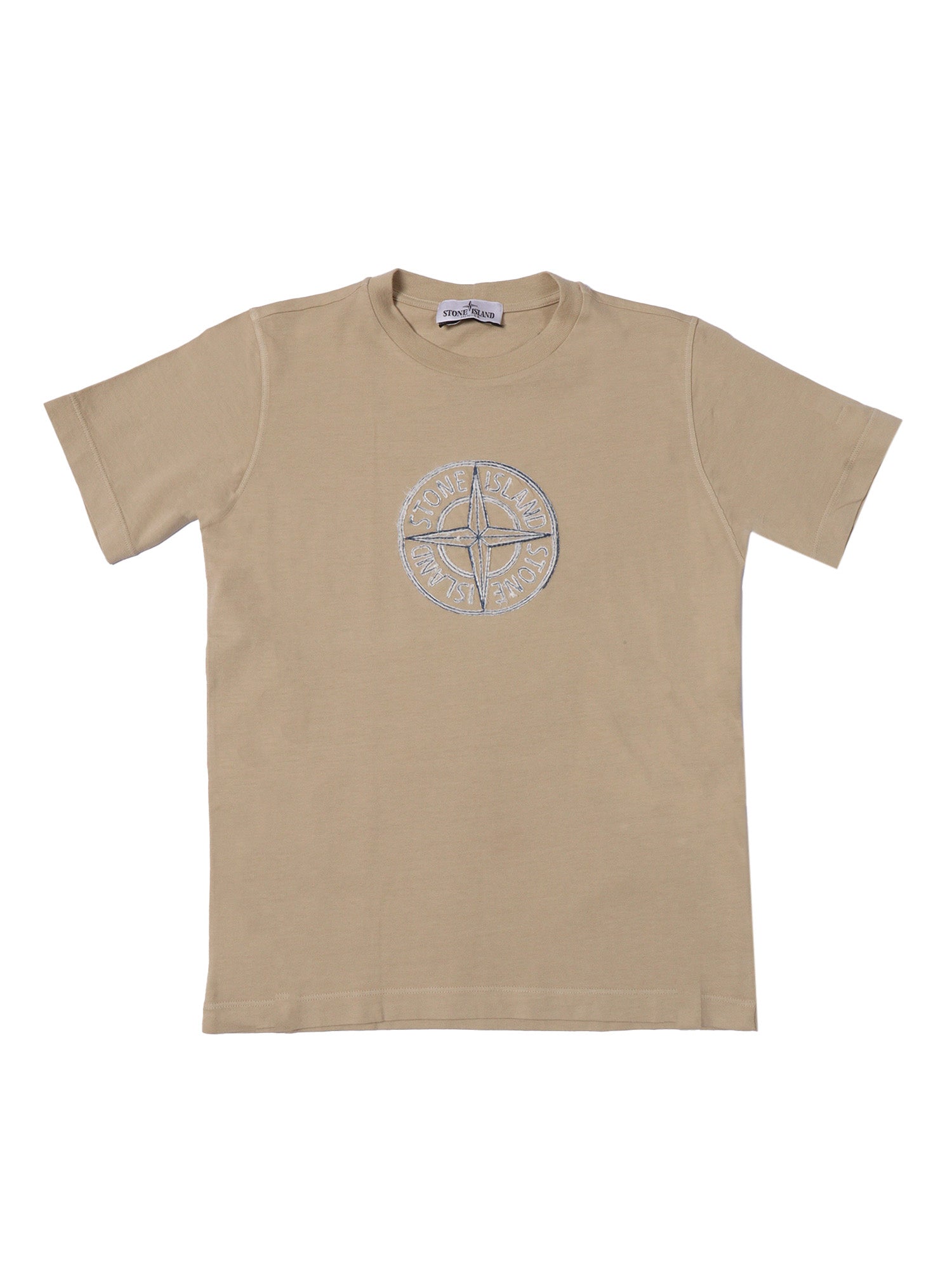 T-SHIRT Beige Cotton Short Sleeves