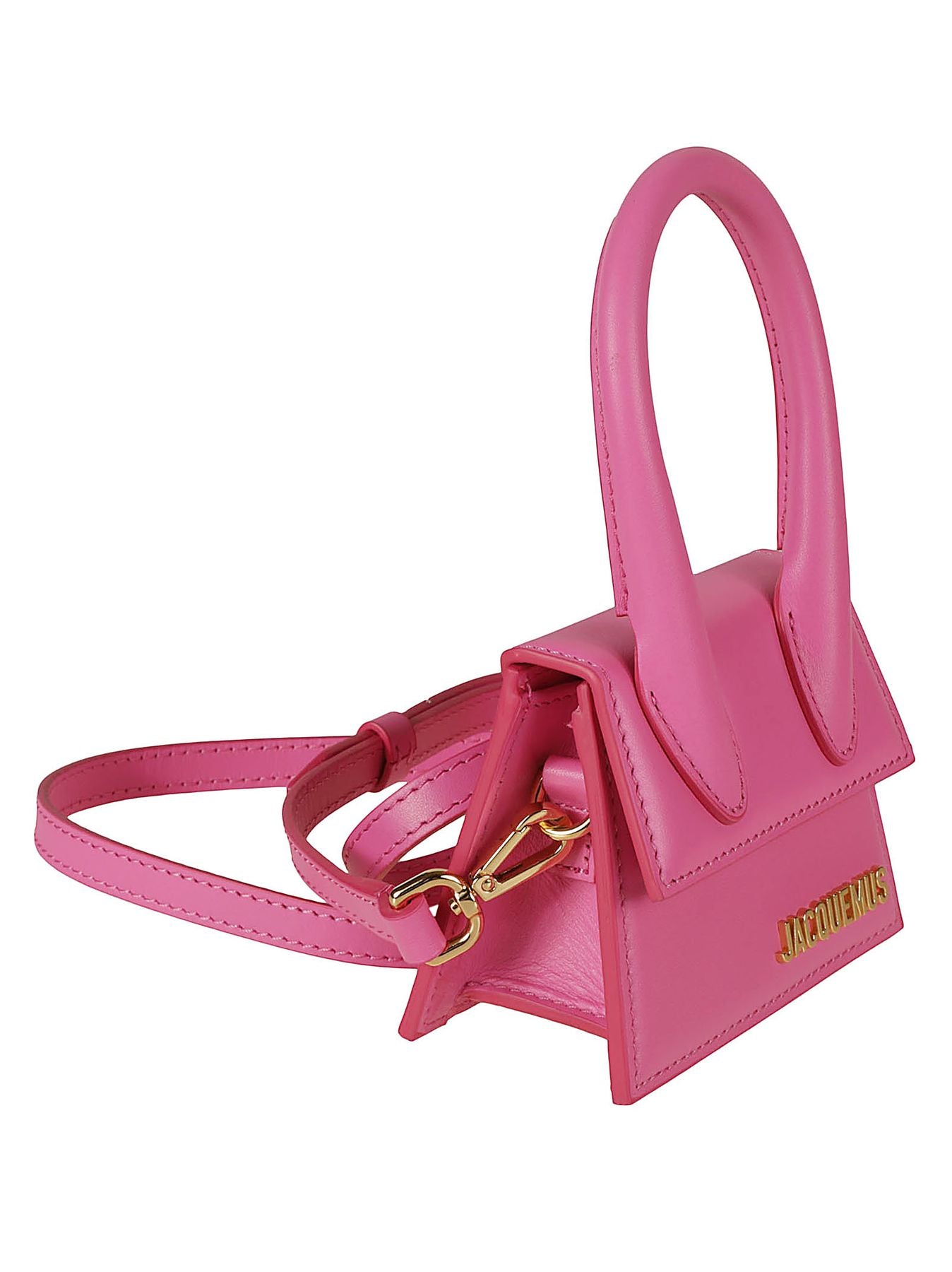 213BA001-3060 Rosa Calfskin. made In Italy. Borsa