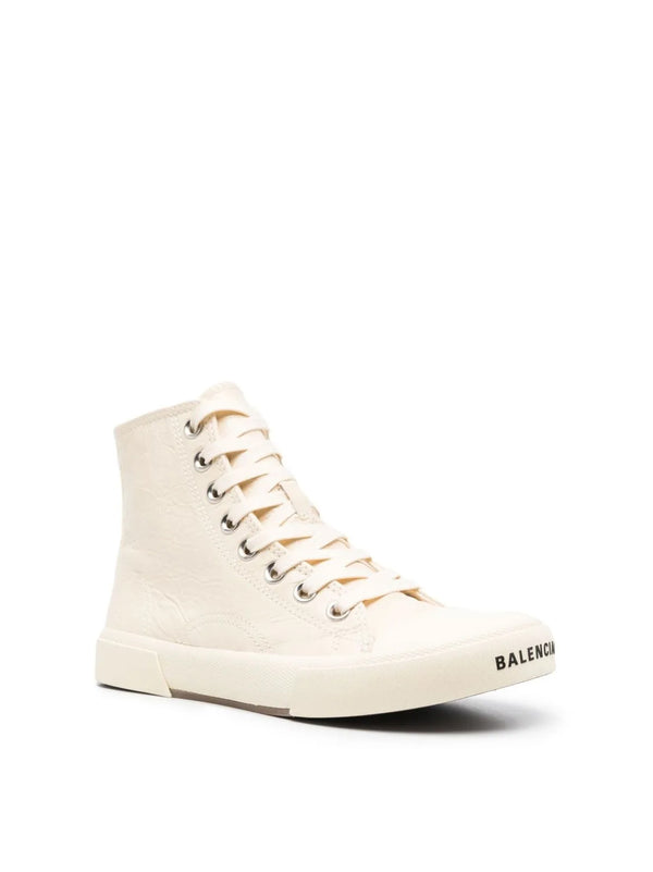 Balenciaga Paris High-Top Sneaker — White