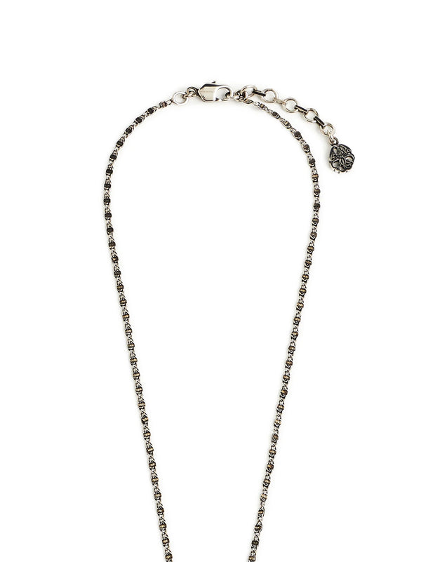 Alexander McQueen Brass necklace in silver