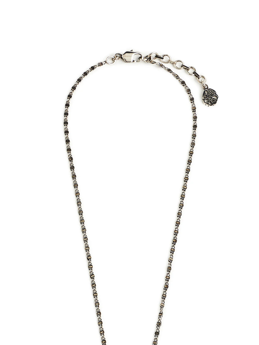 Alexander McQueen Brass necklace in silver