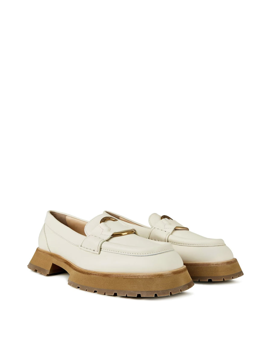 Moncler Bell Loafer — White