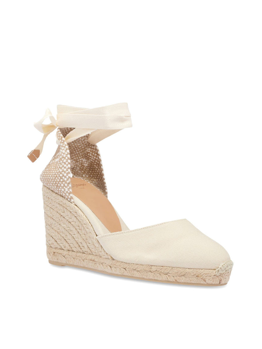 Castaner Wedge Espadrille Sandals — Beige