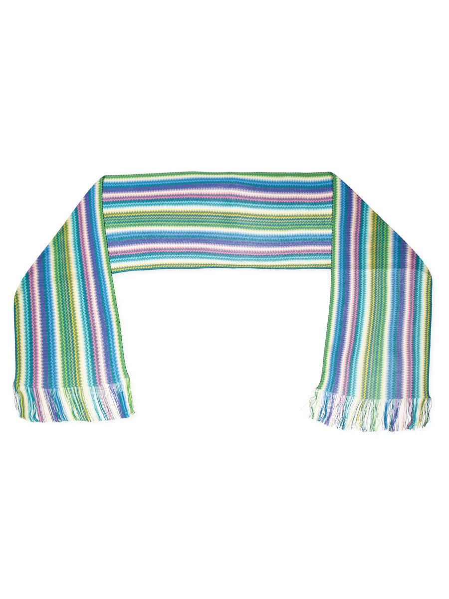 Missoni Zig Zag Striped Scarf — Multicolor