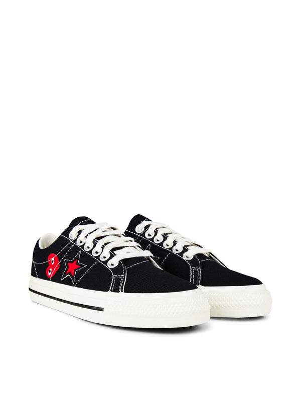 Comme des Garçons One Star OX Sneaker — Black