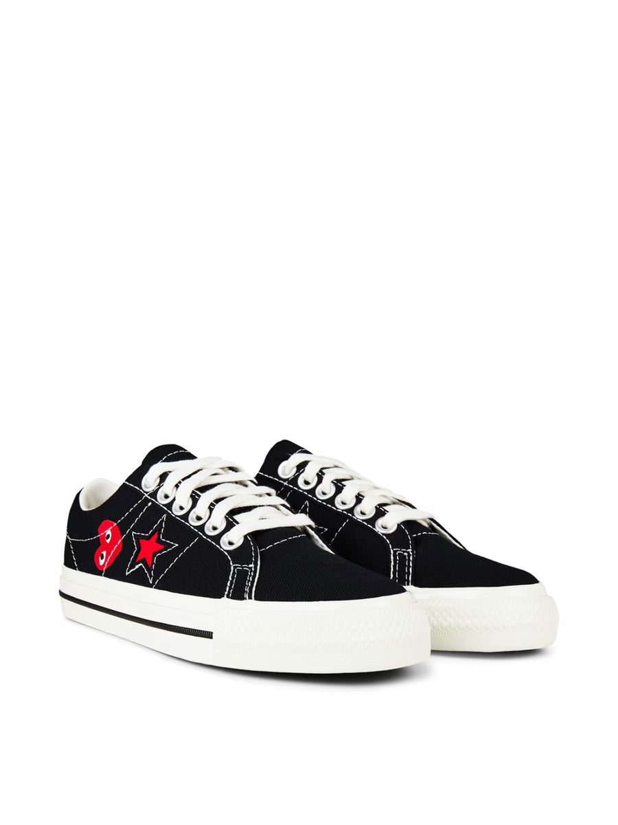 Comme des Garçons One Star OX Sneaker — Black