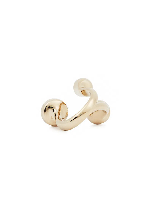 Chloã© Brass cufflinks in gold