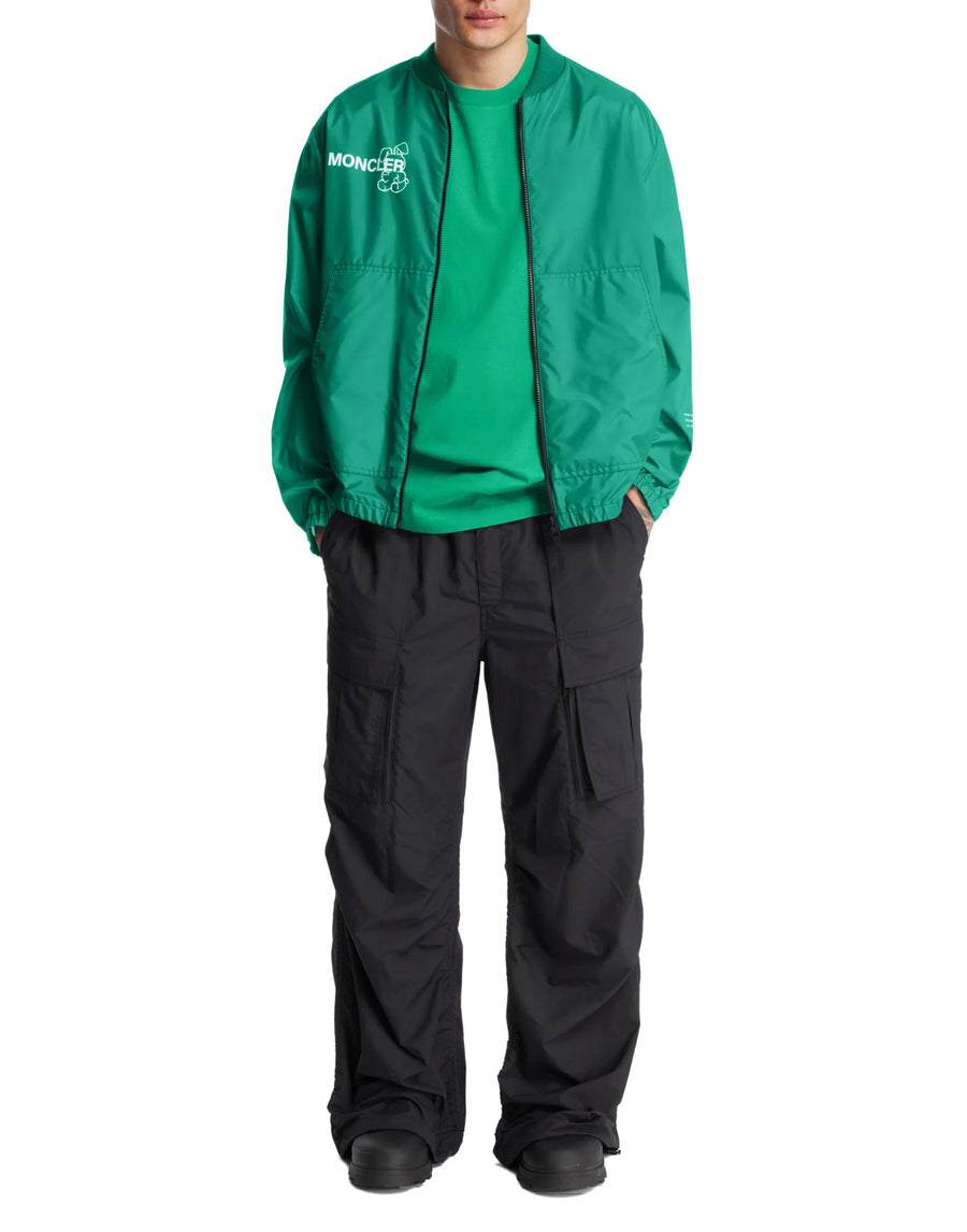 Moncler Ostria Bomber Jacket — Green