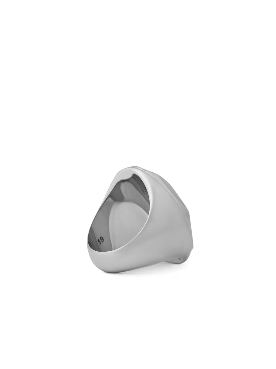 Alexander McQueen Brass ring in silver
