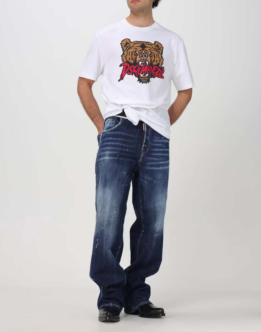 Dsquared2 Bear Logo T-Shirt — White
