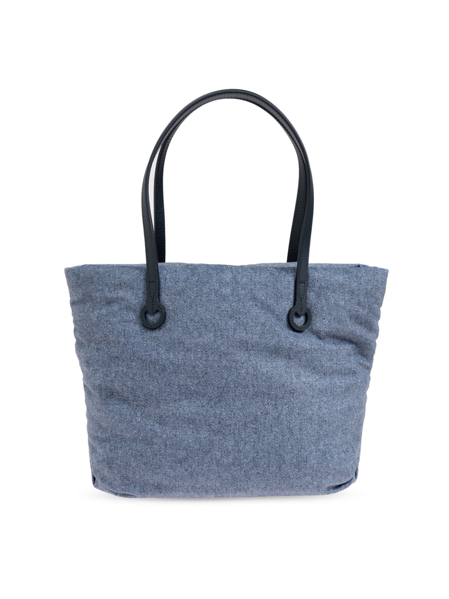 JW Anderson Puffy Anchor Logo Tote Bag — Blue