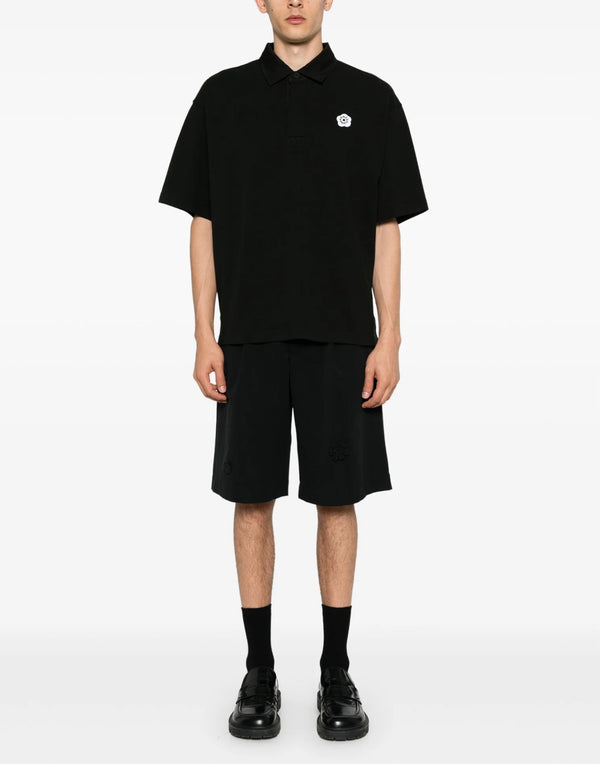 Kenzo Logo Polo Shirt — Black
