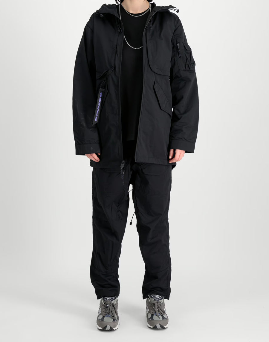 Alpha Industries Utility UV Fishtail Jacket — Black