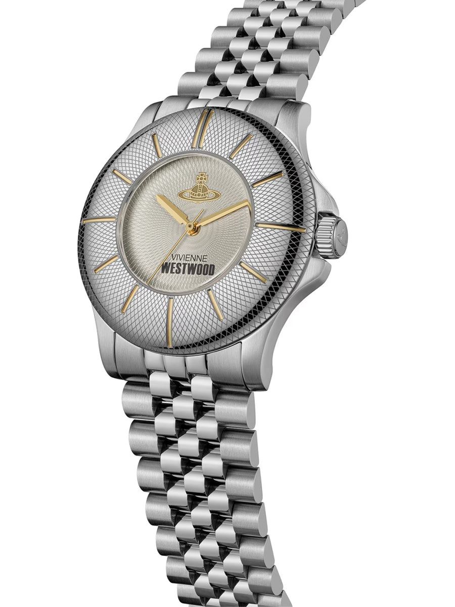 Vivienne Westwood Stainless steel case and strap watch in silver