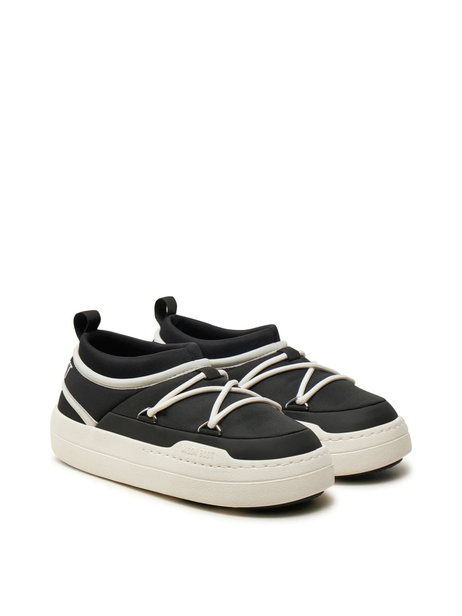 Moon Boot Park Icon Slip-On Sneaker — Black