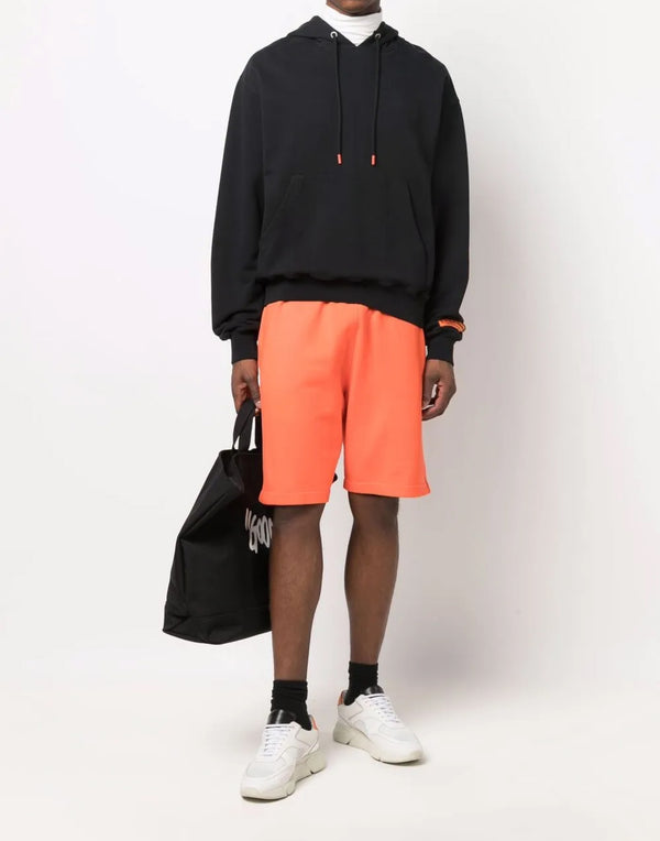 Heron Preston Logo Recycled Shorts — Orange