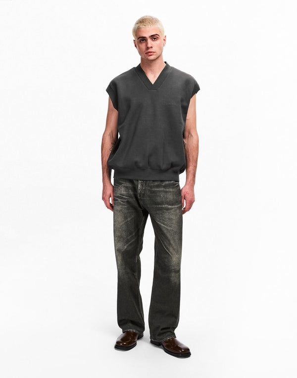 Fear Of God V Neck Sleeveless Vest — Black