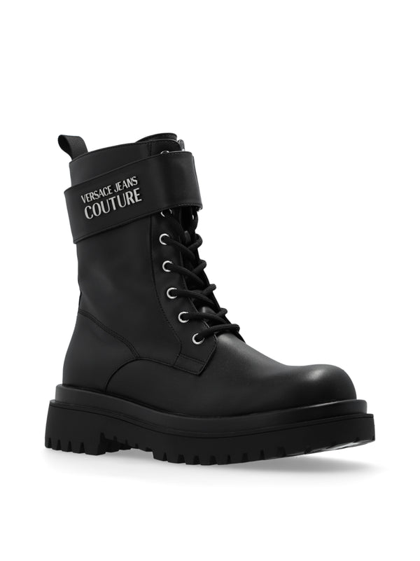 Versace Jeans Couture Combat Boot — Black