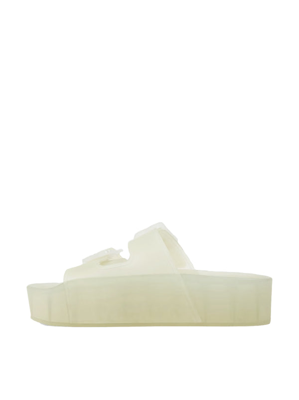 Balenciaga Mallorca Platform Sandal — Clear