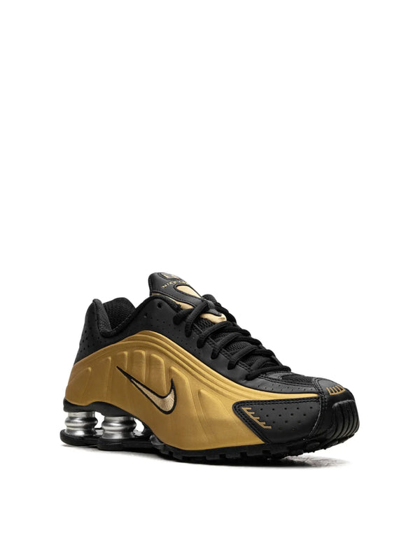 Nike Shox R4 Sneakers — Gold
