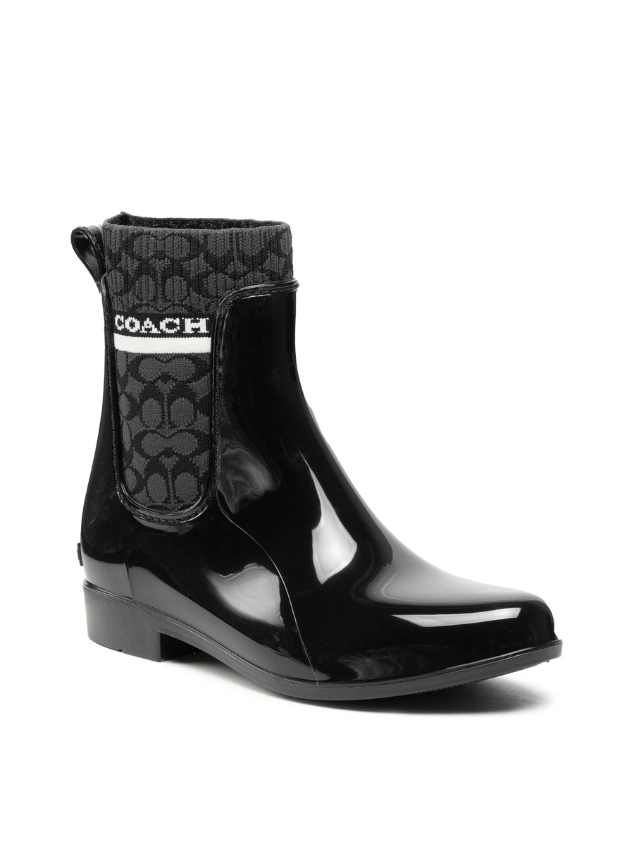 Coach Rivington Wellington Boot — Black
