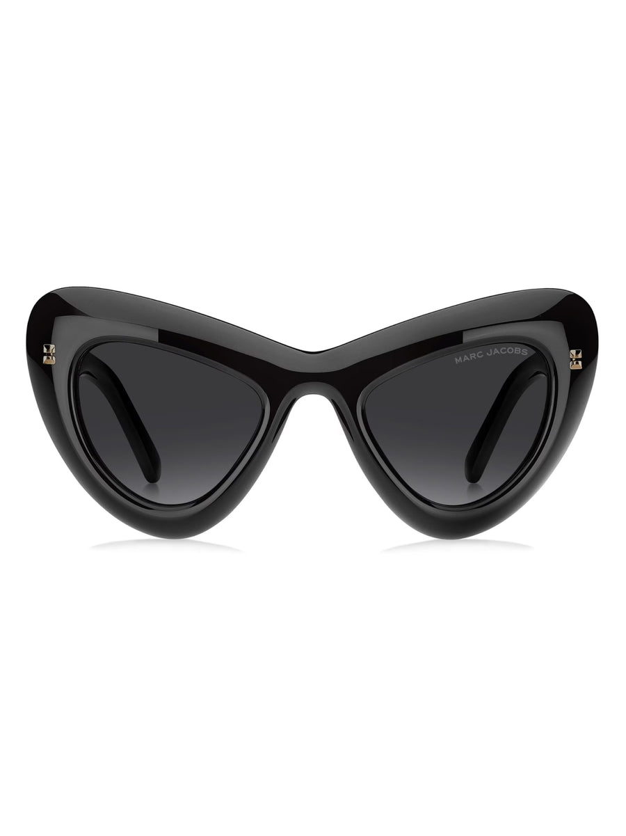Marc Jacobs 798SMNGCRY Cat-Eye Sunglasses — Black