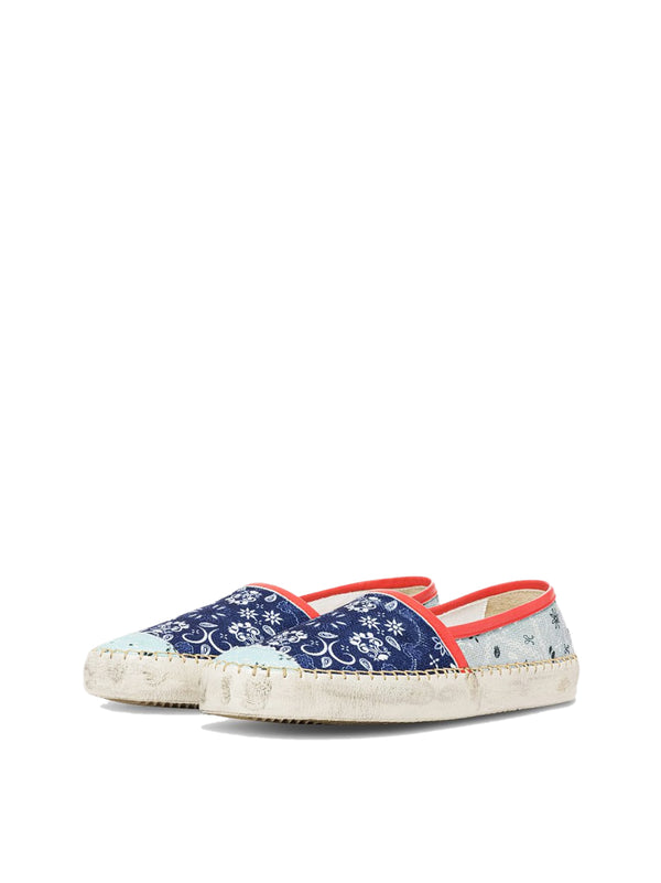 Philippe Model Paisley Espadrille Sneaker — Multicolor