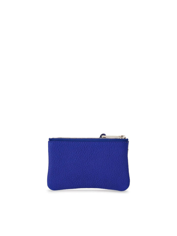 Ferragamo Cut-Out Leather Card Case — Brown
