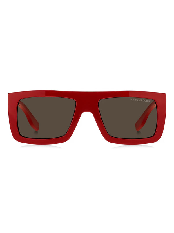 Marc Jacobs 775SC9ARED Logo-Print Acetate Sunglasses — Red