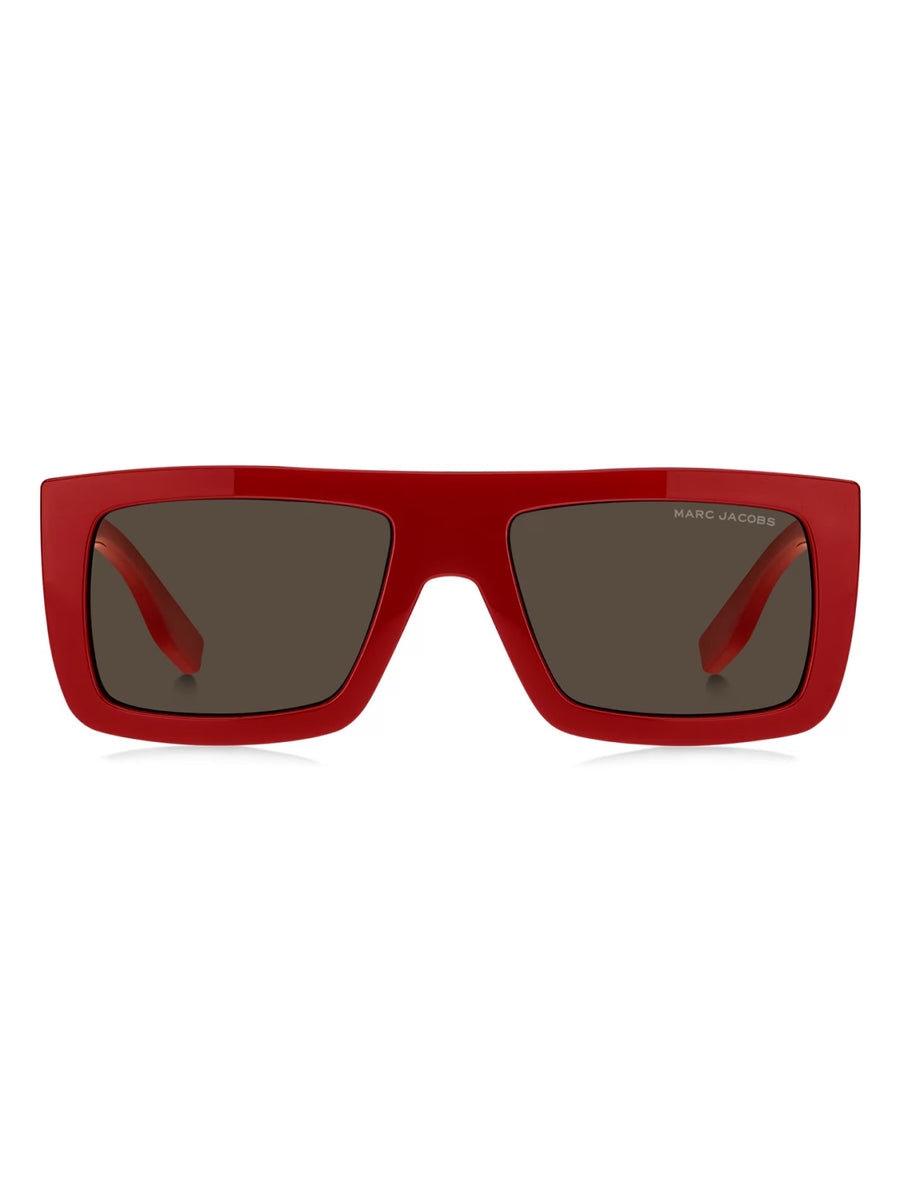 Marc Jacobs 775SC9ARED Logo-Print Acetate Sunglasses — Red