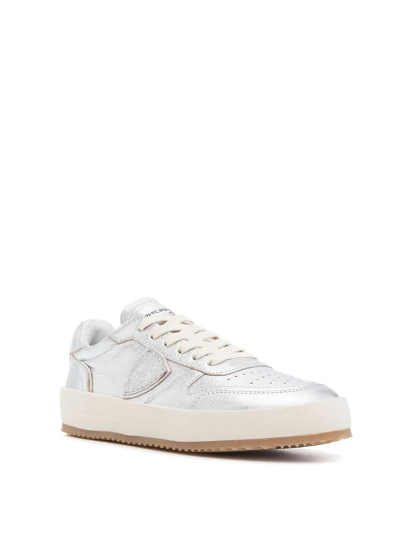 Philippe Model Sneakers — Silver