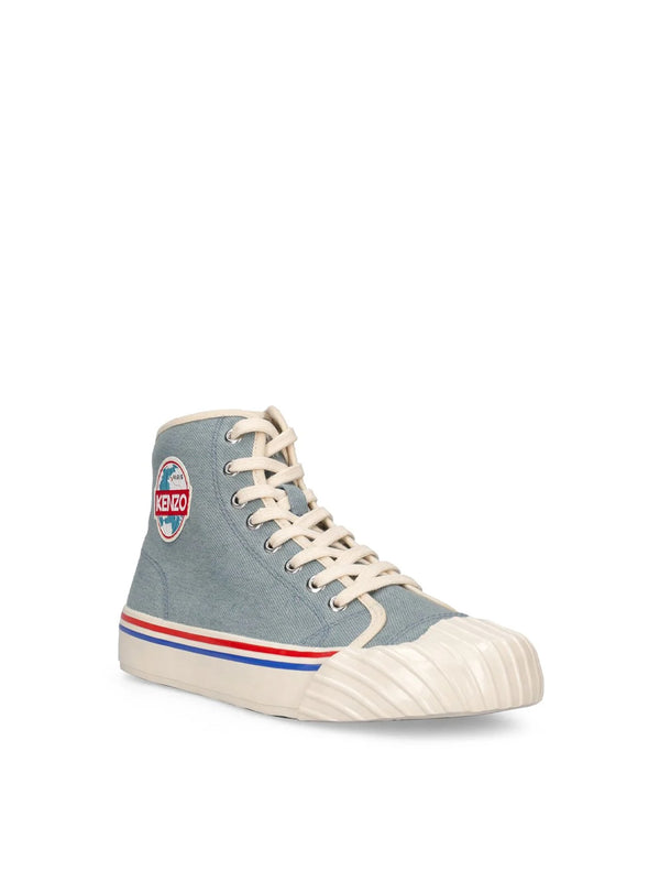 Kenzo Kenzoschool High-Top Sneaker — Blue