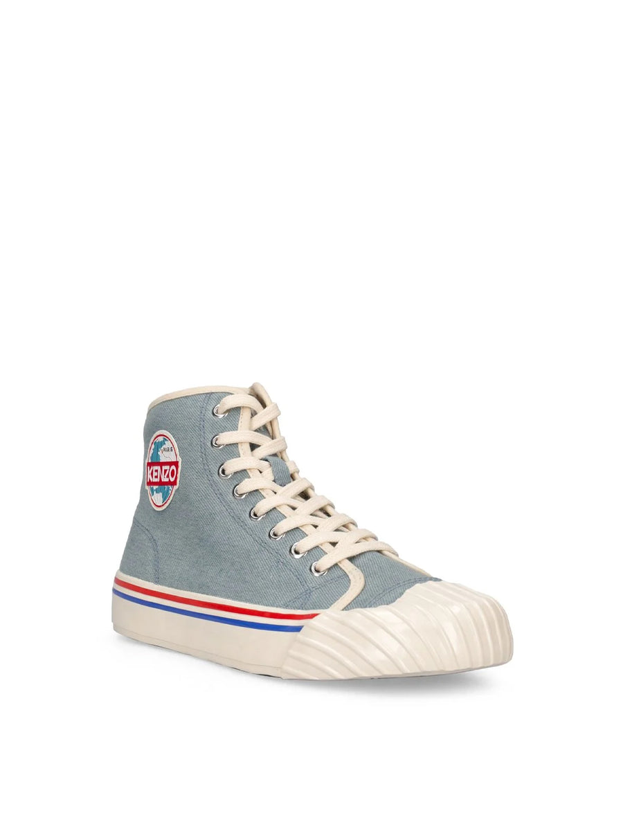Kenzo Kenzoschool High-Top Sneaker — Blue