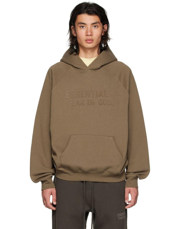 Fear Of God Essentials Hoodie — Brown