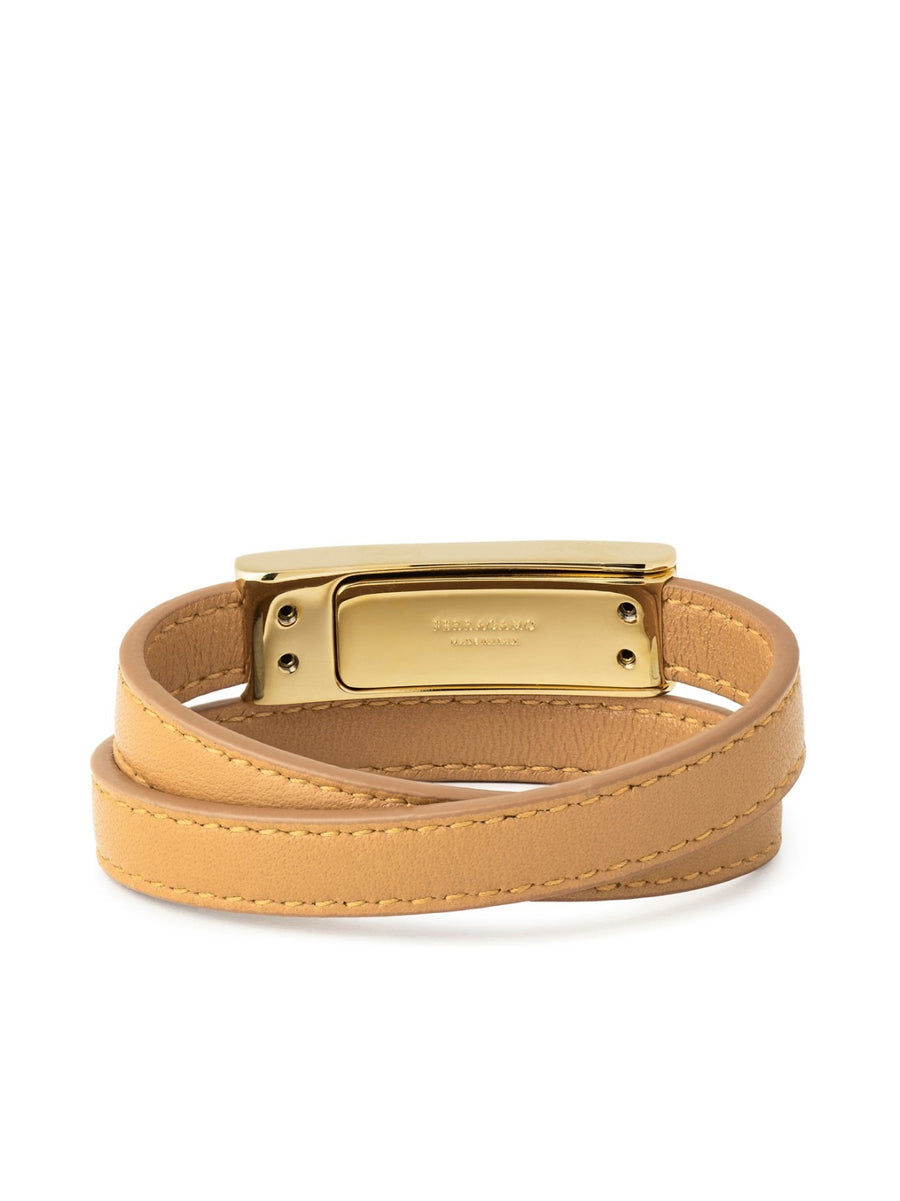 Ferragamo Leather belt in beige