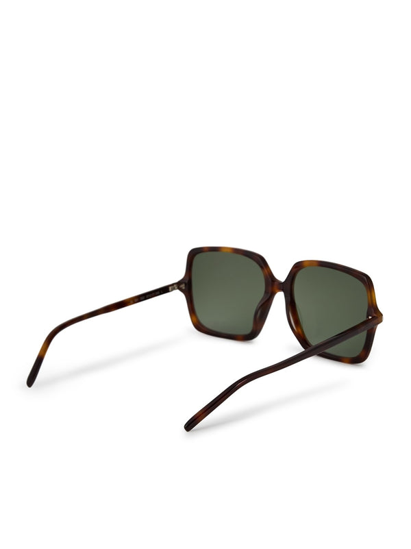 Saint Laurent SL591002 Logo-Engraved Sunglasses — Brown