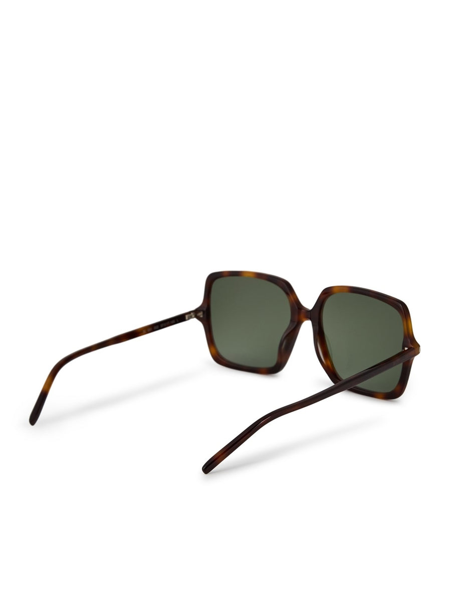 Saint Laurent SL591002 Logo-Engraved Sunglasses — Brown